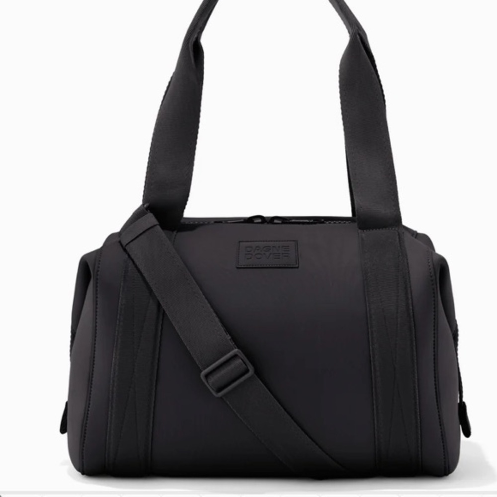 Dagne Dover Medium Landon Neoprene Carryall Bag in Onyx
